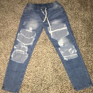 Zara drawstring jean